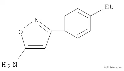 Molecular Structure of 1020955-20-7 (5-AMino-3-(4-ethylphenyl)isoxazole)